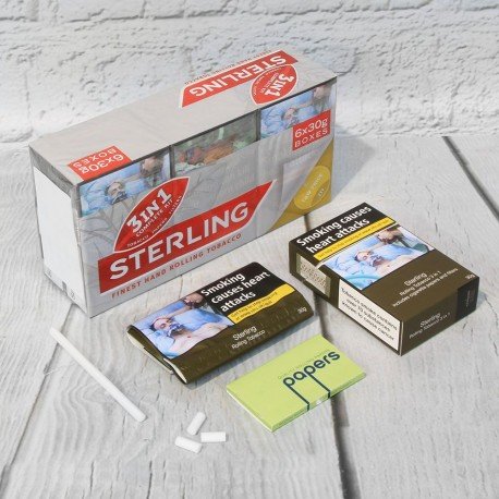 Sterling Hand Rolling Tobacco – 30g Pouch