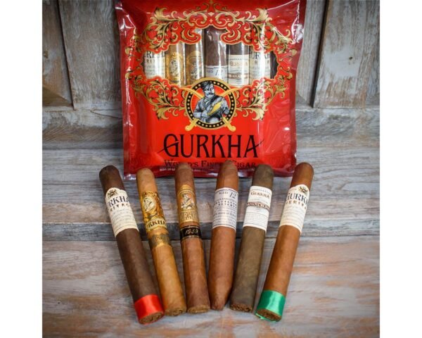 Gurkha Cigars 6 Nicaraguan Toro Cigars (Red Pack)