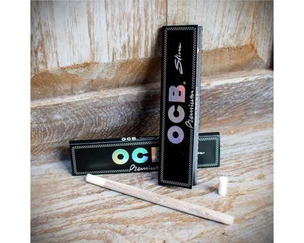 ocb-premium-slim-rollings-papers-2-packs-a_1-1.jpg OCB | Premium Slim K.S. Rolling Papers | Pack of 2 Booklets