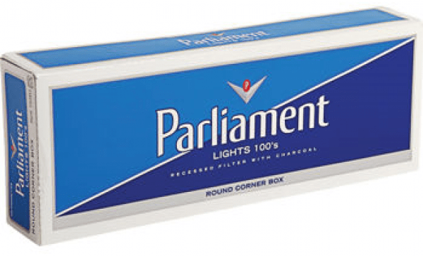PARLIAMENT WHITE 100’S 1 CTN= 10 PKS, 200 CIGG
