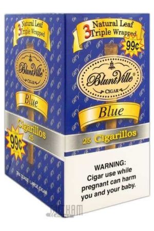 Bluntville Triple Wrapped Blue Cigars