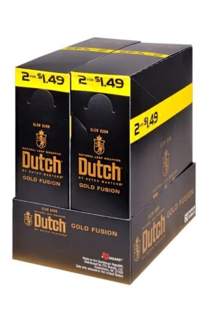 Dutch Masters Foil Fresh Gold Fusion Cigarillos 30 Packs of 2