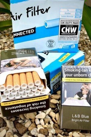 L&B Blue | Bright Air Filter |King Size Cigarettes |10 packs