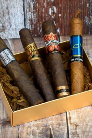 Drew Estate 4 Handmade Cigars – Fantastic 4 Sample Box
