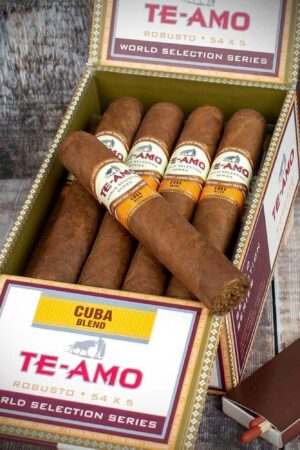 Te Amo World Selection Series – Box of 15 Cuban Robusto Cigars